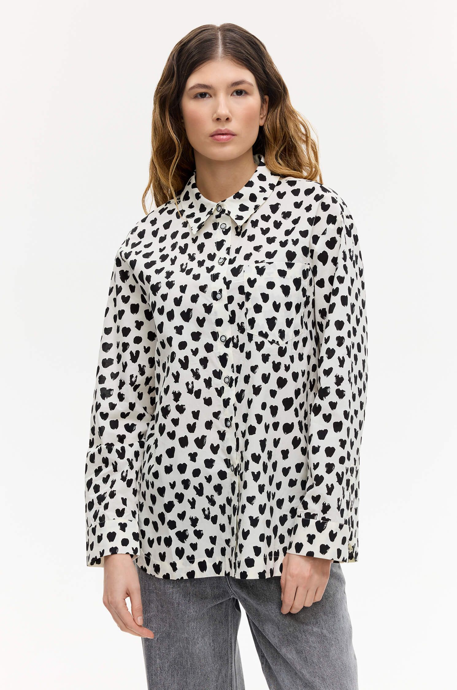 Bawełniana koszula z printem Solar Obraz 2