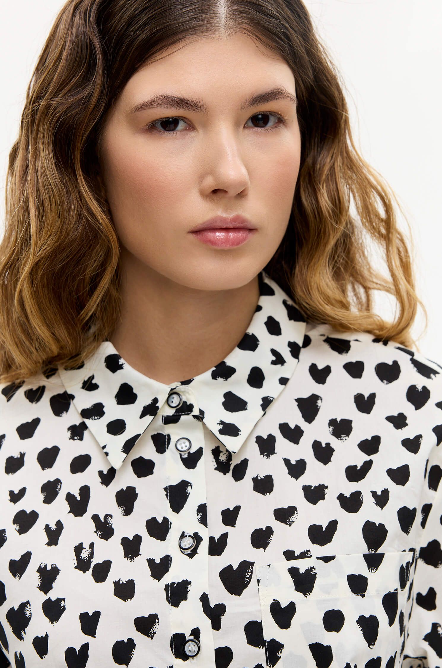 Bawełniana koszula z printem Solar Obraz 3