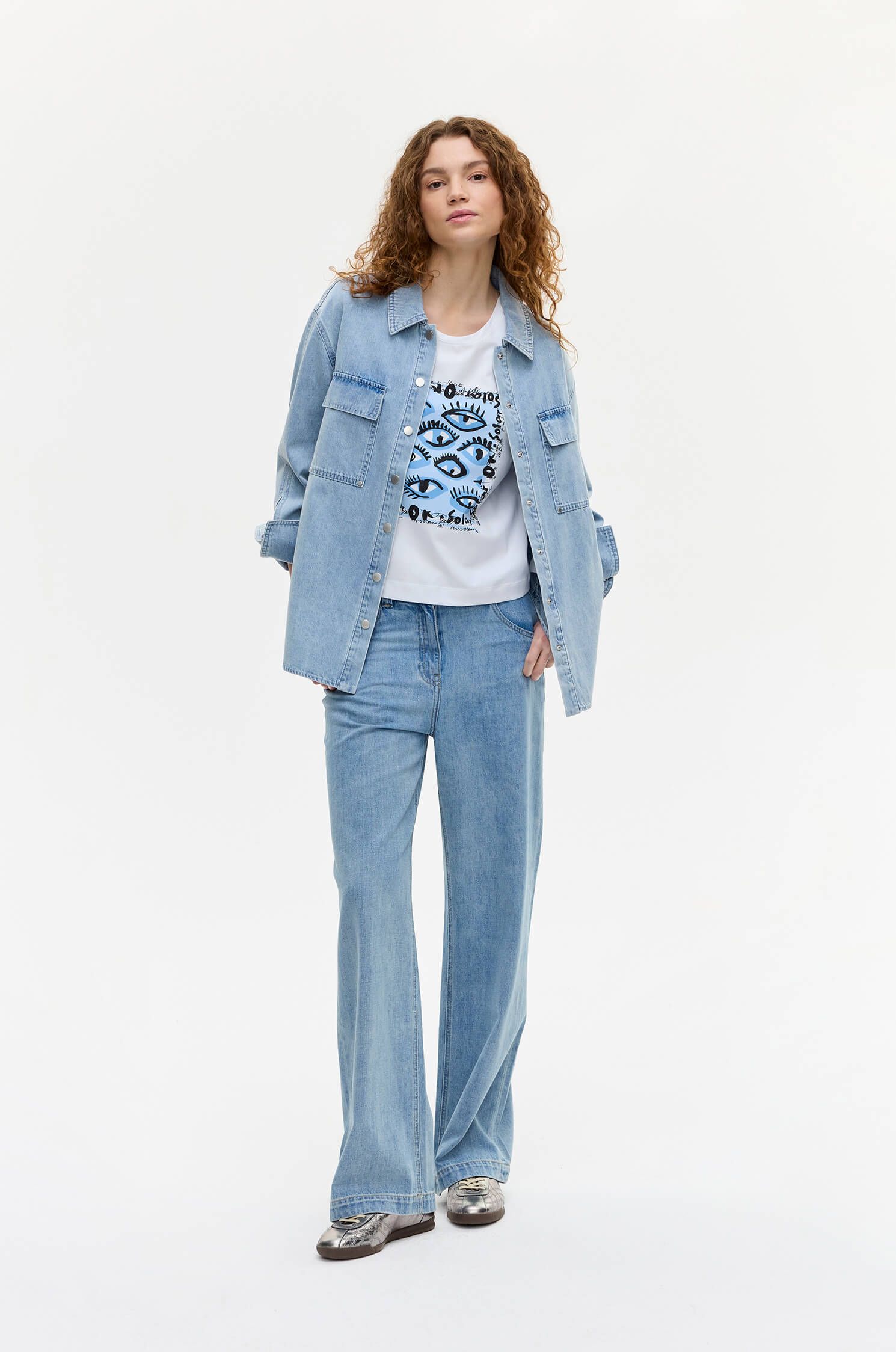 T-shirt z autorskim printem Solar Obraz 1