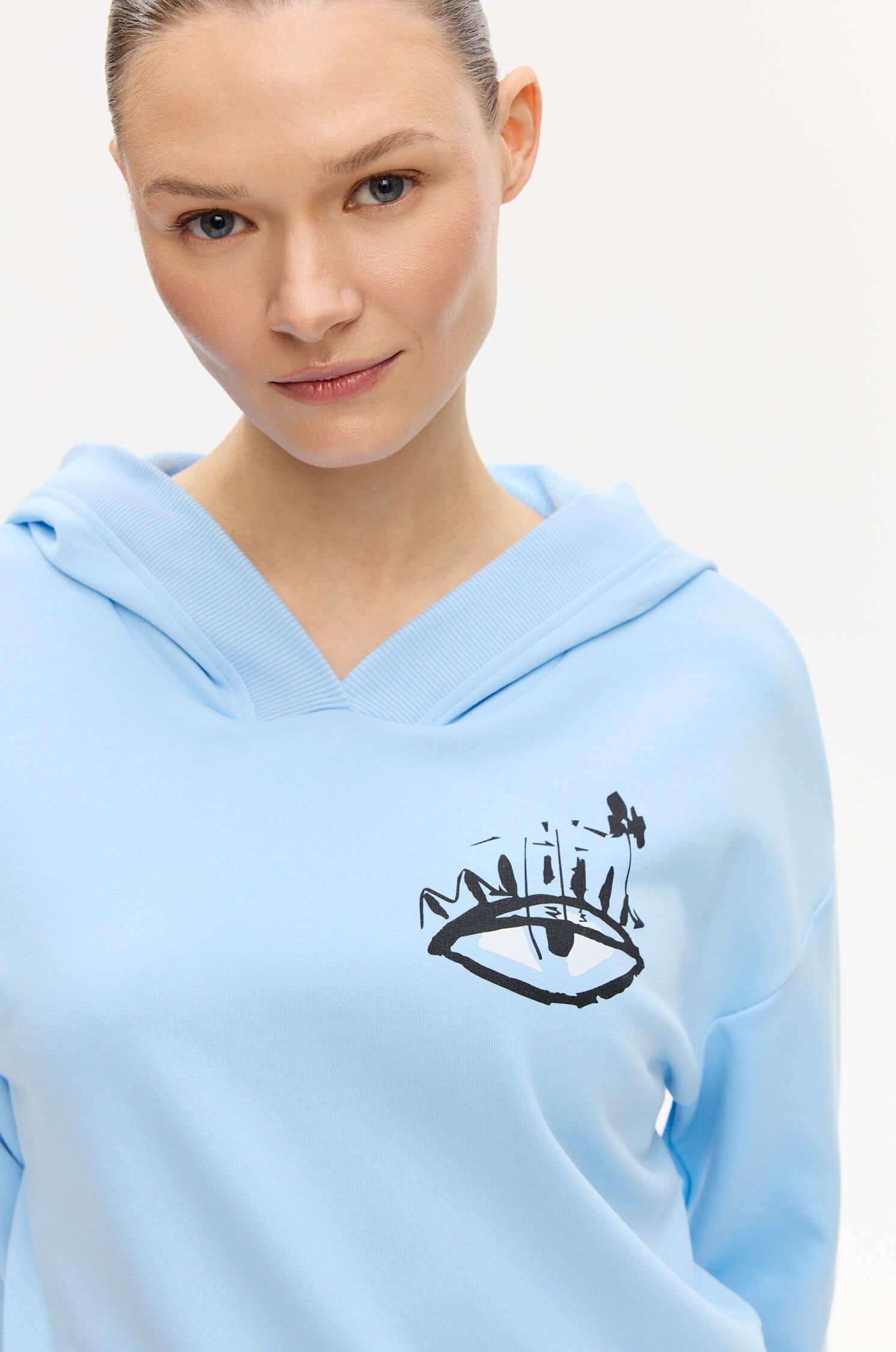 Bawełniana bluza z kapturem Solar Obraz 3