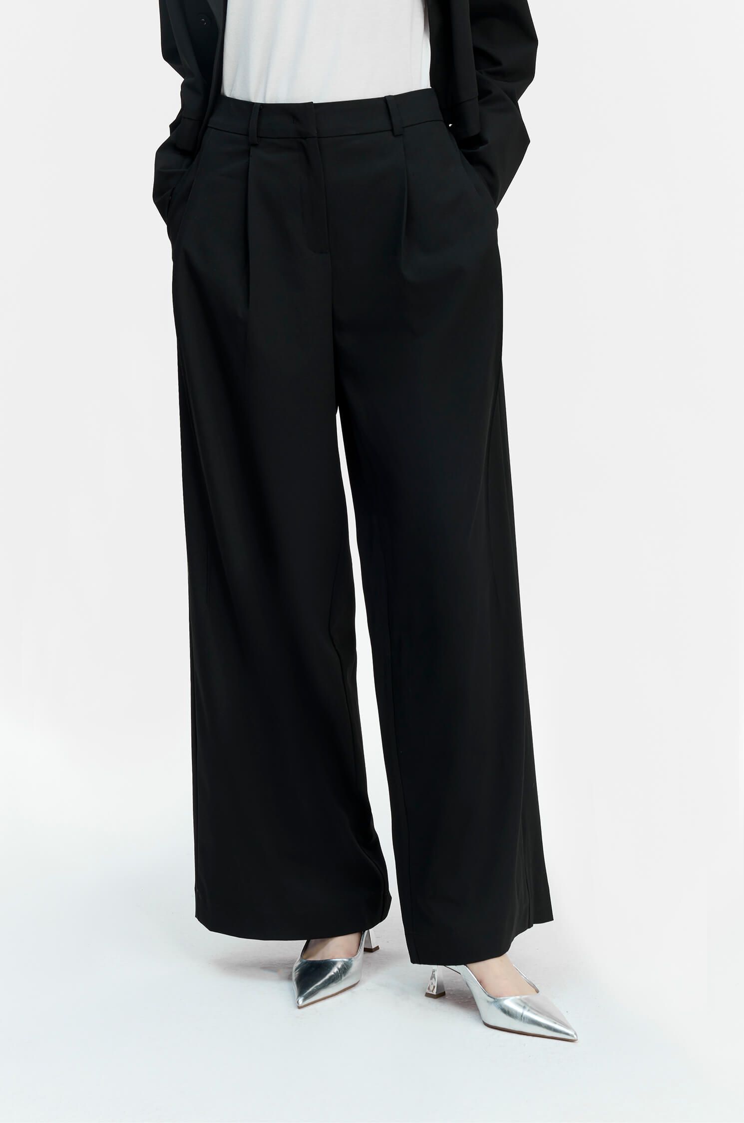 Spodnie z szeroką nogawką Solar Obraz 2