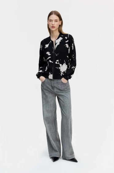 Kurtka bomberka z wiskozą