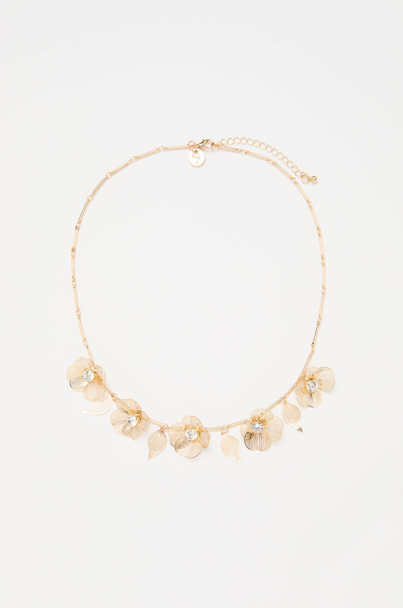 Naszyjnik z kwiatami